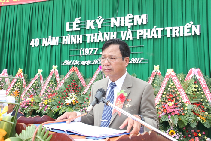 PHÚ LỘC: Kỷ niệm 40 năm thành lập xã